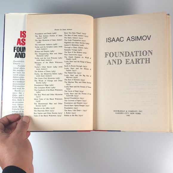 2/$50 - Foundation and Earth by Isaac Asimov - Picture 5 of 12